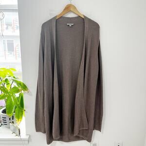 Evolution by Cyrus Brown Knit Cardigan Sweater Size Large